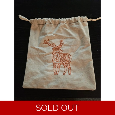 Celtic Stag Tarot Bag